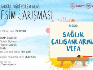 Öğrenciler, hayal güçleri yardımıyla sağlık çalışanlarına teşekkür edecek