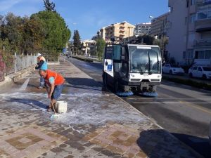Kuşadası Belediyesi korona virüs tedbirlerini arttırdı
