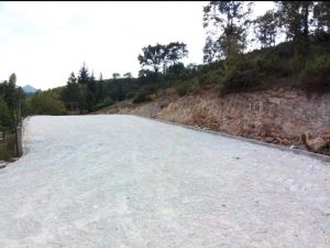 Köy içi yollarda iyileştirme çalışması