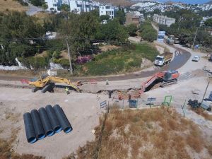 Bodrum kanalizasyonunun 46 kilometresi tamamlandı