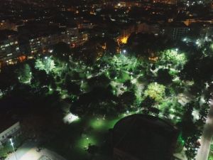 Yeşil alanlarda LED aydınlatma ile tasarruf sağlanıyor