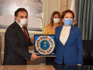 İYİ Parti Genel Başkanı Akşener, Başkan Şahin’i ziyaret etti