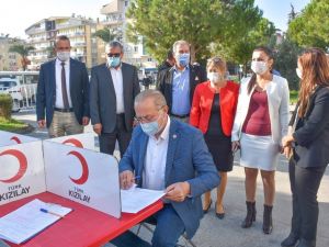 Başkan Atabay’dan kan bağışına büyük destek