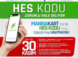 Manisa’da toplu ulaşımda HES kodu dönemi başladı