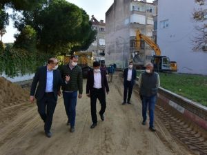 Nazilli Cumhuriyet Mahallesi’nde yollar yenileniyor