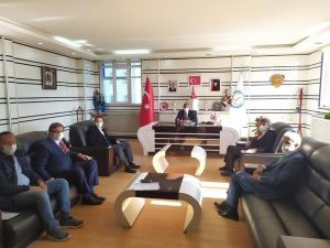 Rektör Kazım Uysal’ın Altıntaş ziyareti