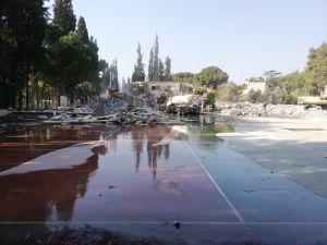 Aydın’ın en eski okulunda yıkım başladı