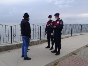 Silivri’de jandarmadan korona virüs denetimi