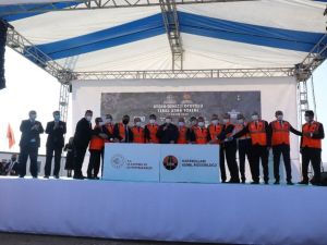 Bakan Karaismailoğlu tarafından Aydın-Denizli Otoyolu’nun temeli atıldı