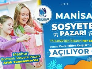 Manisa Sosyete Pazarı Yunusemre’de açılıyor