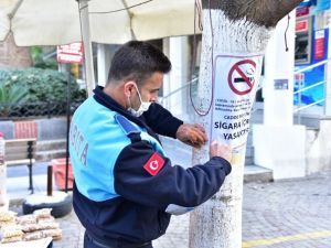 İncirliova Belediyesi’nden sigara uyarısı