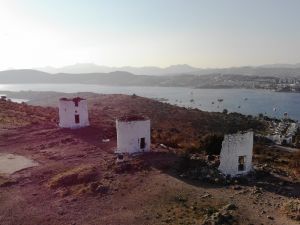 Bodrum’da 300 yıllık tarihi değirmenlerde utanç verici görüntüler