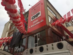 Ordu’da CHP teşkilatı korona virüs sebebiyle kapatıldı