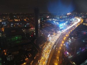 Beylikdüzü Ambarlı liman yolunda trafik sorunu