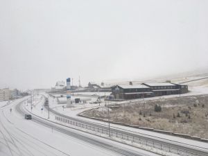 Erciyes Kayak Merkezi beyaza büründü