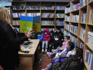Keçiörenli miniklerin ilk kütüphane heyecanı