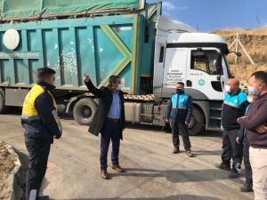 Turgutlu’daki çevreci yatırımda çalışmalar incelendi