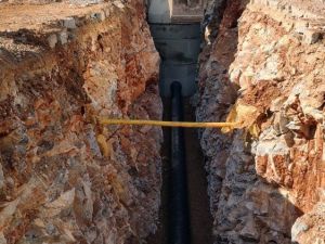 Menteşe’de 725 hane için kanalizasyon hattı yapıldı