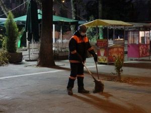 Uşak’ta sokaklar boş kaldı