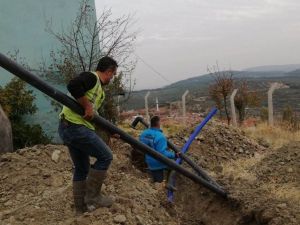 Şatırlar’a yeni içme suyu hattı döşeniyor