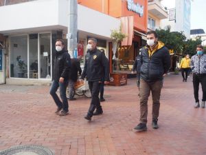 Nazilli polisi korona virüs denetimlerine devam ediyor