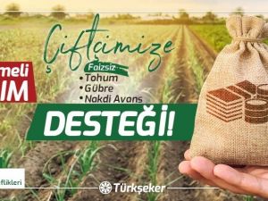 Sözleşme imzalayan çiftçiye tohum ve gübre desteği