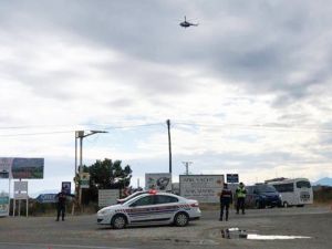 Jandarma havadan trafik kontrolü yaptı