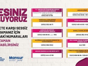 Büyükşehir’den “Kadına Karşı Şiddetle Mücadeleye” destek