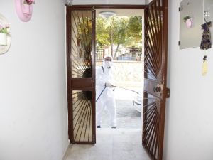 Nazilli Belediyesi dezenfekte işlemlerine devam ediyor