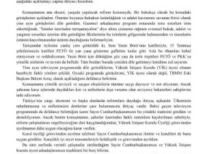 Bülent Arınç YİK üyeliğinden istifa etti