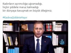 Vali Yerlikaya’dan Kadına Yönelik Şiddetle Mücadele Günü mesajı
