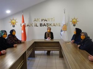 AK Parti Uşak Kadın Kolları Başkanı Sabancı: "Kadına karşı şiddet turuncu çizgimizdir"