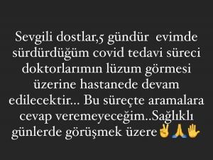 Korona virüse yakalanan Onur Akın’ın tedavisi hastanede devam edecek