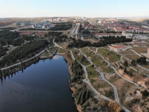 Kütahya’daki ’Saklıgöl’ havadan görüntülendi