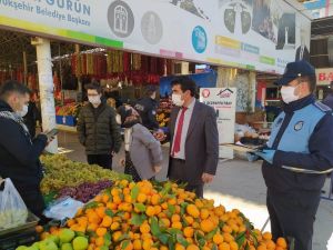 Pazar esnafına HES kodu denetimi