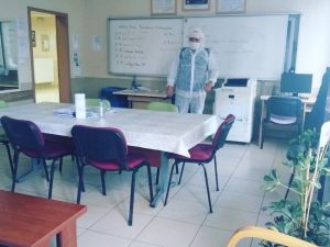 Okullarda dezenfekte çalışmaları