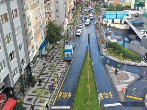 Seyir Caddesi yeni görünümüne kavuştu