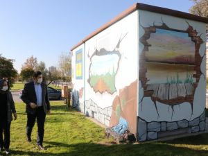 Manisa’daki trafolar sanat eserine dönüştü