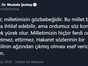 TBMM Başkanı Şentop: "Hakaret sözlerinin bir milletvekilinin ağzından çıkmış olması esef vericidir"