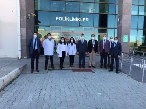 Korkmaz ve Koyuncu’dan Şuhut Devlet Hastanesine ziyaret