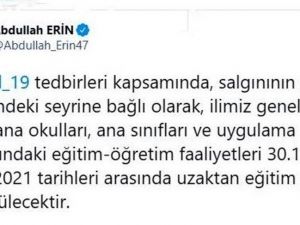 Şanlıurfa’da anaokullarına da uzaktan eğitim