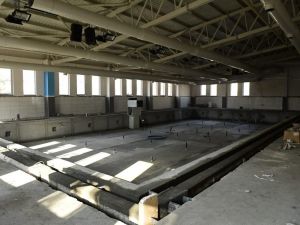 Altındağ’da yapımı devam eden yüzme havuzlarında sona gelindi