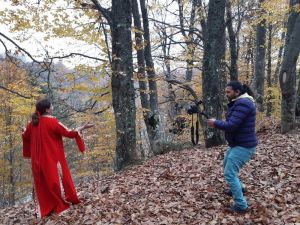 Domaniç Dağları’nda klip çekildi