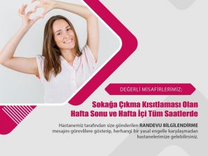 Sokağa çıkma kısıtlamasında hastaneye böyle gidilebilecek