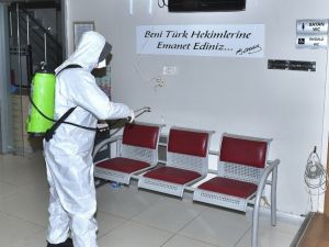 Esenyurt’ta toplu kullanım alanları dezenfekte ediliyor