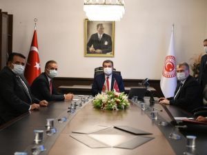 Milletvekilleri Ceylan ve Kaya, Sağlık Bakanı Koca’yı ziyaret etti