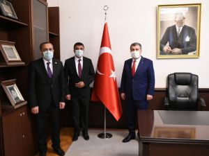 Milletvekili Arvas, yatırım projelerini Sağlık Bakanı Koca’ya görüştü