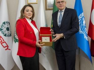 Fas’ın Ankara Büyükelçisi Lazreq, ULUSKON Genel Merkezi’ni ziyaret etti