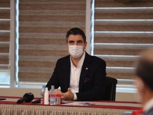 Başkan Gökhan Yüksel meslek odalarının başkanları ile bir araya geldi