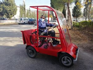 Bu araç, engellilerin hayatını kolaylaştıracak